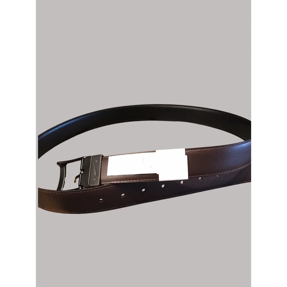 NWT Nike Golf  SWOOSH Reversible Black / Dark Brown Belt‎  Sz 38 - 45 1/2
